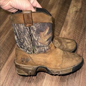 Youth Rocky Boots Pink Camo size 1‎